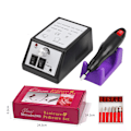 Miniatyrbild 3 av 3: Elektrisk nagelfil med 12 tillbehör för slipning/polering