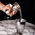 Miniatyrbilde 4 av 5: Cocktail Shaker Presisjons-slitasje-resistent Rustfri Kjøkkenutstyr (1 stk, Sølv)