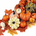 Pikkukuva 1 / 5: Kiitospäivän Koristesetti, Teko-vaahteranlehdet ja Kurpitsa Syksyyn, Teko-kurpitsa Vaahteranlehtisetti, Halloween Kiitospäivän Koriste