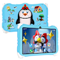 Miniatyrbilde 4 av 5: 7-tommers Penguin WiFi-versjon, støtsikker, lett å bære, fototaking, stativmontert barnetablet