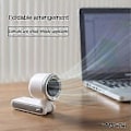 Miniatyrbillede 2 af 4: Pocket Breeze 3-i-1 Mini Turbo Fan, 2024 Bedste Bærbare Håndholdte Turbo Fan, 5 Gear