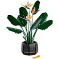 Miniatyrbillede 3 af 5: 1 stk. Bird of Paradise Strelitzia Reginae Evighedsbuket Blomst Potteplante Små Partikler Samling Byggeklods Legetøj