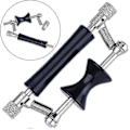 Miniatyrbilde 1 av 3: Metall Gitar Rulle Capo - Rustsikker Skyve Capo for Akustisk Elektrisk Gitar, 1 Stykke, Svart
