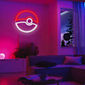 Miniatyrbillede 4 af 4: Stor Elver Bold Neon Lys Anime Bold Neon Lys Dæmpbar Spil Neon Lys LED Neon Lys Spil Vægdekoration Spil Neon Lys Børnespil
