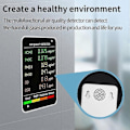 Miniatyrbillede 4 af 4: 6 i 1 PM2.5 PM10 HCHO TVOC CO CO2 Luftkvalitetsdetektor CO CO2 Formaldehydmonitor Hjem Kontor Luft