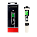 Miniatyrbild 3 av 3: LCD digital display 2 i 1 H2 temperaturpenna högprecision akvarium vattenkvalitetsövervakning testpenna