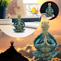Miniatyrbillede 4 af 4: Havskildpadde meditation afslappet dekoration ornamenter ocean hjem have ornamenter meditation skildpadde simulering ocean