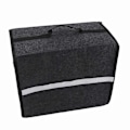 Miniatyrbillede 2 af 3: Mørkegrå Bagagerumsopbevaringsorganisator Foldbar Cargo Opbevaringsbeholder Antislip Bunddesign til Bil SUV