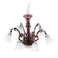 Miniatyrbilde 2 av 4: Miniatyr Modell Lysekrone Lite Hus Taklampe Sandbord Taklampe Modell