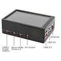 Miniatyrbilde 4 av 5: 3,5 tommers TFT LCD berøringsskjerm 320X480 oppløsning ABS-hus + berøringspenn for Raspberry Pi 4 B