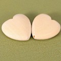 Miniatyrbillede 3 af 3: 30 stk. træskiver hjerteform træskive kreativt DIY fotoramme patches