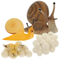 Miniatyrbild 1 av 4: 1 Set Snigel Tillväxt Leksaker Snigel Växtcykel Leksaker Tecknad Snigel Modeller Simulerade Snigel Leksaker