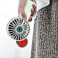 Miniatyrbild 3 av 5: Mini Handhållen Fläkt Kraftfull Luftströmningsfläkt För Skrivbord Med Fickstorlek För Resor Kontor (färg: B)