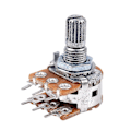 Miniatyrbillede 4 af 5: 2 stk B50K 50K Ohm 6-terminal Dobbelt Lineær Potentiometre