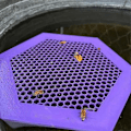 Miniatyrbillede 2 af 5: Flydende Bi-ø til Brug for Bi-kopper til Haven, Farverig Bi-insekt Vandkilde