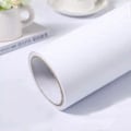 Pikkukuva 1 / 5: 23,6\"x118\" Valkoinen Itseliimautuva Tapetitarkka Paperi Helppo Liimata Pöytä Ovi Sisustus