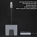 Pikkukuva 4 / 5: Type-C - Ethernet LAN -verkkoadapteri Hub USB C - 3,5 mm äänentoisto Nopea lataus Telakointiasema kannettavalle tietokoneelle matkapuhelimeen