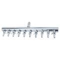 Miniatyrbillede 1 af 3: 10 måder 8 til 4MM rustfrit stål akvarie udløb inline luftpumpe flow niveau kontrol manifold splitter switch hane ilt rør fordeler sølv