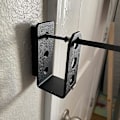 Miniatyrbillede 5 af 5: Dørbeslag Montering I -(2 stk) Jern Metal U Beslag Rustfri - Port Stang Holder Til Indendørs/udendørs D