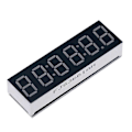 Miniatyrbillede 2 af 5: 0,36 Tommer 6-Bit Ur LED Digital Elektronisk Ur Med Sekundvisning Modul Strøm Af Memory Lysstyrke Justering -D