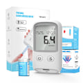 Miniatyrbild 1 av 5: Hemoglobinmätare Hemoglobin Testkit Glucometer Mäter Blodsocker, 50 Test