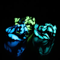 Pikkukuva 2 / 3: Kylmä Säädettävissä Miesten Luminoiva Punk Retro Luminoiva Lohikäärme Sormus Koru