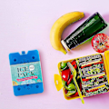 Miniatyrbilde 5 av 5: Ispakker til lunsjboks og kjøleboks, BPA-fri, gjenbrukbar og langvarig, slank og lett design for barn, sett med 4, morsomme farger