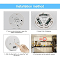 Miniatyrbilde 5 av 5: Uavhengig CO Alarm Sensor Karbonmonoksid Alarmdetektor Høy Sensitiv Varsling LCD Fotoelektrisk Display for Hjem Hotell