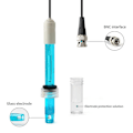 Miniatyrbilde 5 av 5: PH-elektrode Sensor Probe Fabrikk Industrilaboratorium Basseng Vannanalysator PH-måler Tester PH-probe