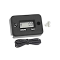 Miniatyrbild 1 av 5: Vattentät LCD-display Digital Timräknare Induktiv Timer för Motorcykel ATV Snöskoter Motor, Svart