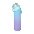 Miniatyrbillede 2 af 4: Smagstilsættet vandflaske med 7 smagspakker Air Water Up flaske Frostmat 650 ml Air Starter Up sæt gradient blå lilla