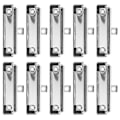 Miniatyrbillede 2 af 4: 10 stk. Clipboard Clips Fil Dokument Board Clips Metal Clipboard Hardware Tilbehør