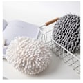 Miniatyrbild 2 av 3: Fuzzy Ball Snabbtorkande Handduk, Hängande Kökshanddukar för Badrum, Hängande Handdukar för Badrum, Kökshanddukar (2-pack vit)