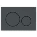 Geberit Sigma20 betjeningsplate for dobbeltskyllende toaletter, rund,