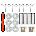 Miniatyrbild 1 av 5: Tillbehörssats för Xiaomi Robotdammsugare X20+ / X20 Plus - Huvudborste, Sidoborste, HEPA-filter, Moppduk, Dammsugarpåsar