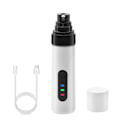 Miniatyrbillede 2 af 5: Fuldt automatisk 2-trins kæledyrs neglesliber USB-opladning katte- og hunde neglesliber klo sliber multifunktionel smart negleklipper til dyr