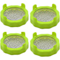 Miniatyrbillede 1 af 3: Spiringsdæksel til Mason-glas med rustfrit stålnet til bredmunds-Mason-glas Grøn Hydroponisk dyrkningsudstyr (grøn) (1 stk)