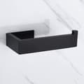 Borefri toiletpapirholder - 304 rustfrit stål - Selvklæbende - Sort - Badeværelse - Ingen boring nødvendig