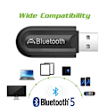Miniatyrbild 3 av 4: 3,5 mm Bluetooth-adapter 5.0 Musik Trådlös Mottagare USB-ljud Bil Bluetooth-sändare