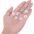 Miniatyrbillede 2 af 3: 100 stk Skuffeskabs Reparationskit, Møbelkiste Skuffesupport Skuffebund Sagning Reparation Fix Reparationskiler Med Skruer