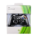 Miniatyrbillede 1 af 3: USB-spilcontroller til Xbox 360 med ergonomiske knapper, sort