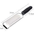 Miniatyrbillede 2 af 3: Rustfrit Stål Oste Rivjern med Ergonomisk Håndtag, Hånd Rivjern til Revet Ost, Ingefær, Citron, Citrus, Hvidløg, Gulerødder