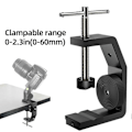 Miniatyrbillede 2 af 5: Universal 1/4 Multi Vinkel Justerbar Bord Skærm Skrivebord Partition Installations Adapter Beslag Fi