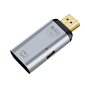 Miniatyrbild 4 av 4: Typ C-adapter HD 4K PD 100W Bärbar Typ C Hona till Hane Guldpläterad Adapter Dockningsstation (Typ C Hona till HDMI Hane)