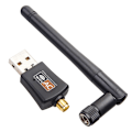 Pikkukuva 1 / 5: 600M kaksoiskaistainen langaton verkkokortti wifi-signaalin vastaanotin lähetin 2.4/5G Gigabit tietokoneen USB langaton verkkokortti