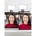 Miniatyrbillede 2 af 5: Mini Clip-on Mobiltelefon LED Lys Selfie Lys 24 LED Genopladeligt Batteri til Smartphones