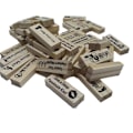 Miniatyrbild 1 av 4: Block Tower Jenga Spel för Par - Staplingslek för Vuxna