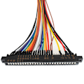 Miniatyrbillede 3 af 5: 28-bens Jamma Forlængerkabel Arcade Spilmaskine Jamma Kabelføring Stik Guld Finger Til Arcade Spil