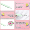 Miniatyrbillede 2 af 5: Lollipop-formede Penne Sød Candy Kuglepen Multifarvet Lollipops Kuglepen Regnbue Hvirvel Gel Blækpen Til Studerende Børn (20 Styk)
