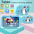 Miniatyrbilde 3 av 5: 7-tommers Penguin WiFi-versjon, støtsikker, lett å bære, fototaking, stativmontert barnetablet